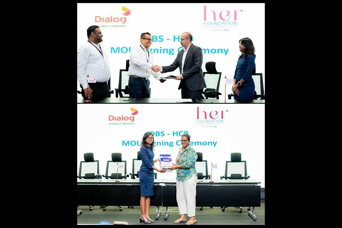 H.E.R Foundation supported by Fems Formalises Menstrual Health Partnership with Dialog Business Services